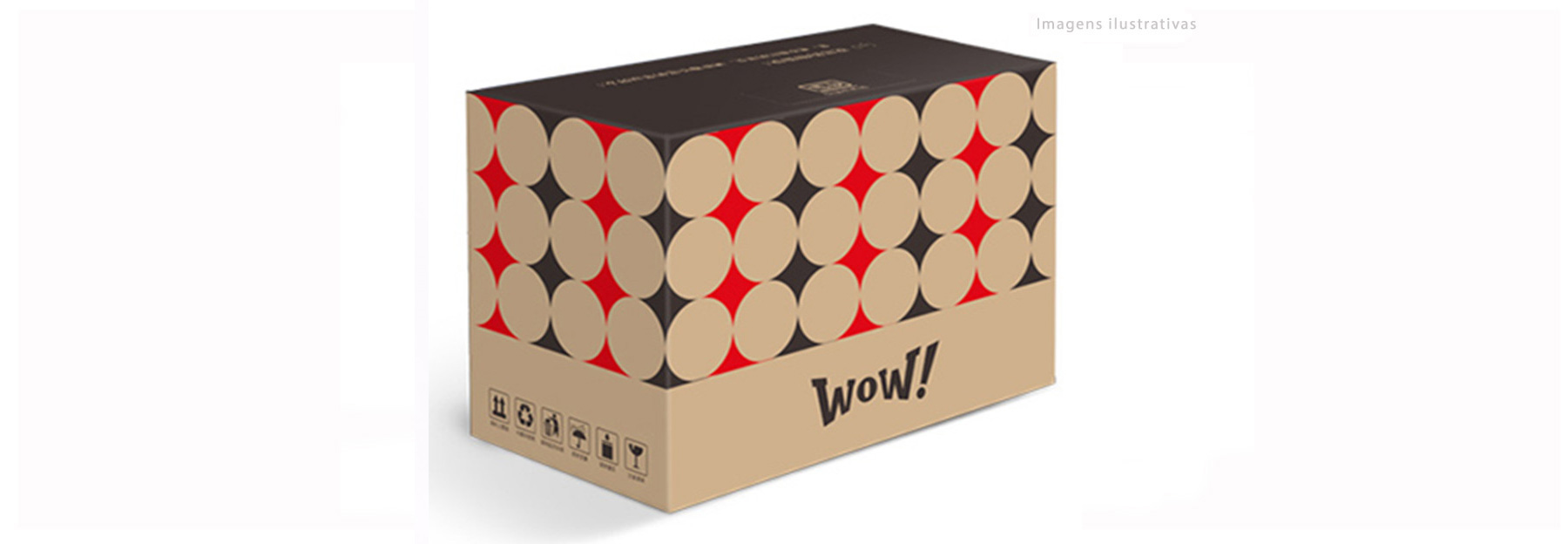 Fabricamos caixas de papelão personalizadas de acordo com as necessidades de nossos clientes.